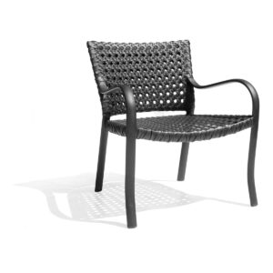 Poltrona Turquia, estrutura de alumínio revestido com Fibra Sintética.